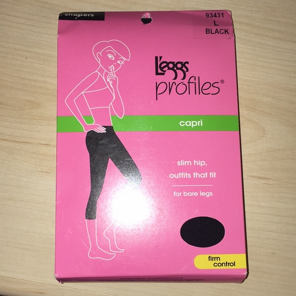 Last 2 Womens L’eggs Profiles Capri Shapers Large - Picture 1 of 5